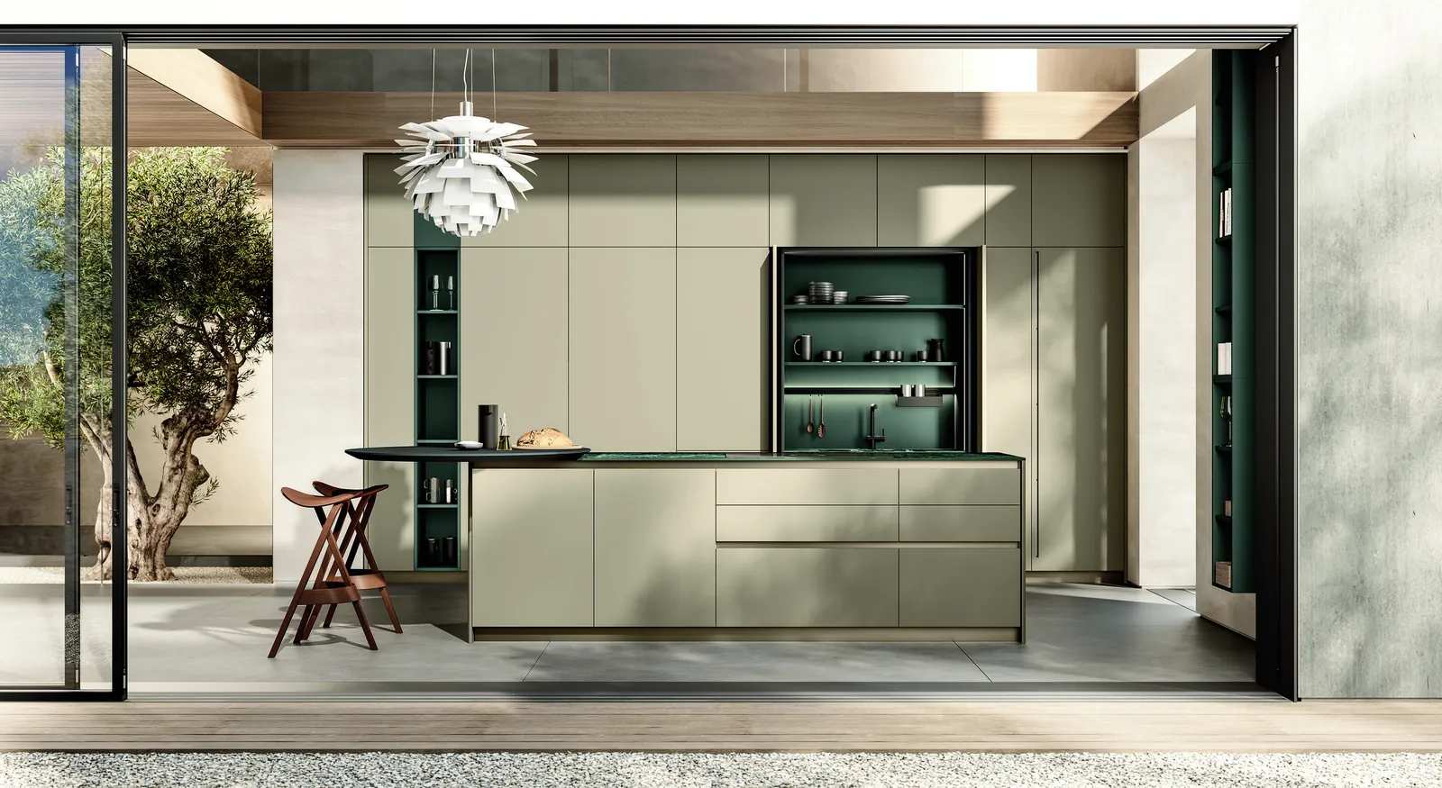 Cucina Febal Casa nello showroom di Biella